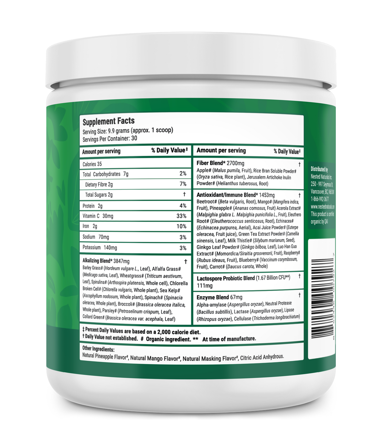 Super Greens - Pineapple Mango