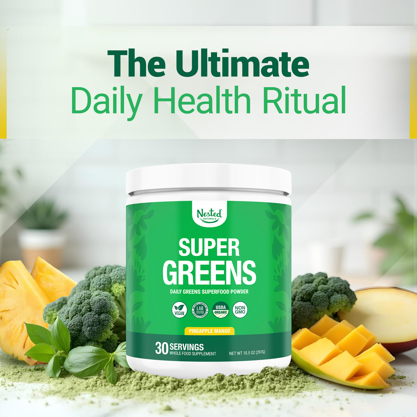 Super Greens - Pineapple Mango